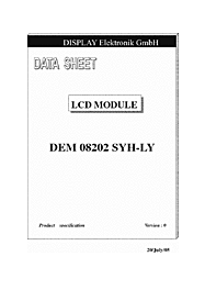 DataSheet DEM 08202 SYH-LY pdf